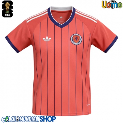 Maglie da calcio Scozia Seconda Maglia Mondiali 2026  Manica Corta